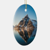 Lofoten Mountain Keramisch Ornament (Rechts)