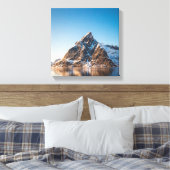 Lofoten Mountain Landscape Foto Canvas Afdruk (Insitu (Slaapkamer))
