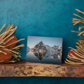 Lofoten Mountain Landscape Foto Fotoplaat (Zijkant)