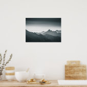 Lofoten Mountain Landscape Foto Poster (Keuken)