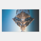 Lofoten Mountain Rechthoekige Sticker (Voorkant)