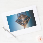 Lofoten Mountain Rechthoekige Sticker (Envelop)