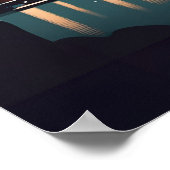 Lofoten Night Poster (Hoek)