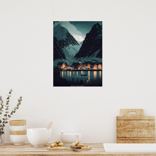 Lofoten Night Poster (Keuken)