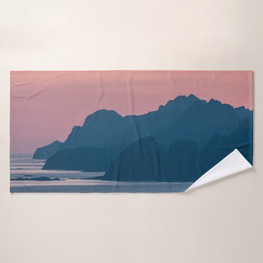 Lofoten Noorwegen Badhanddoek (Badhanddoek)