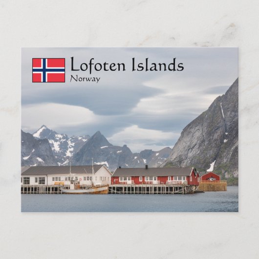 Lofoten Noorwegen Briefkaart (Voorkant)