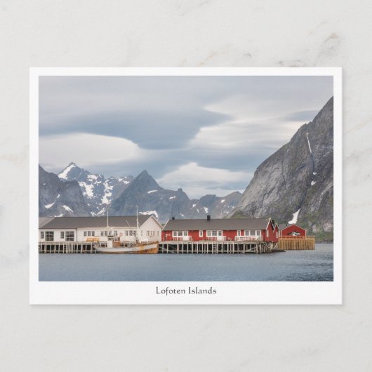 Lofoten Noorwegen Briefkaart (Voorkant)