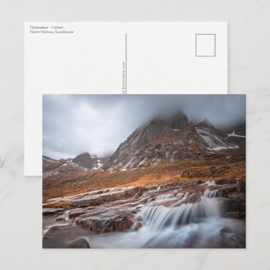 Lofoten Noorwegen Briefkaart (Voorkant / Achterkant)