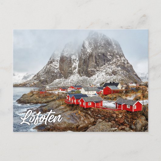 Lofoten, Noorwegen Briefkaart (Voorkant)