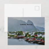 Lofoten, Noorwegen Briefkaart (Voorkant / Achterkant)