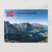 Lofoten Noorwegen Briefkaart (Voorkant)