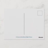 Lofoten, Noorwegen, Briefkaart (Achterkant)