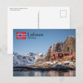 Lofoten Noorwegen Briefkaart (Voorkant / Achterkant)