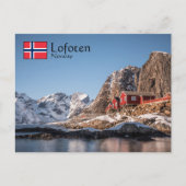 Lofoten Noorwegen Briefkaart (Voorkant)
