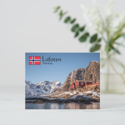 Lofoten Noorwegen Briefkaart (Staand voorkant)