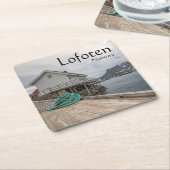 Lofoten Noorwegen Kartonnen Onderzetters (Schuin)