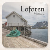 Lofoten Noorwegen Kartonnen Onderzetters (Voorkant)
