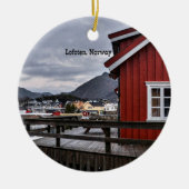 Lofoten, Noorwegen Keramisch Ornament (Voorkant)