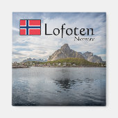 Lofoten Noorwegen Magneet (Voorkant)
