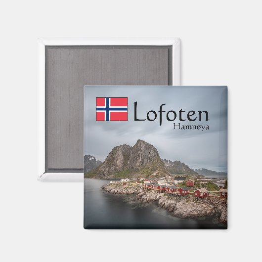 Lofoten Noorwegen Magneet (Voorkant / Achterkant)