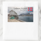 Lofoten Noorwegen Rechthoekige Sticker (Tas)