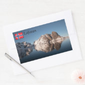 Lofoten Noorwegen Rechthoekige Sticker (Envelop)