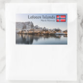 Lofoten Noorwegen Rechthoekige Sticker (Tas)