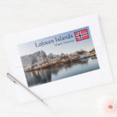 Lofoten Noorwegen Rechthoekige Sticker (Envelop)