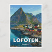 Lofoten Noorwegen Reizen Briefkaart (Voorkant)