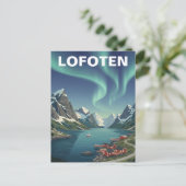 Lofoten Noorwegen Reizen Briefkaart (Staand voorkant)