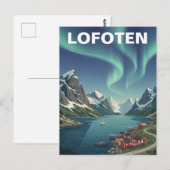 Lofoten Noorwegen Reizen Briefkaart (Voorkant / Achterkant)