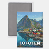 Lofoten Noorwegen Reizen Magneet (Voorkant / Achterkant)