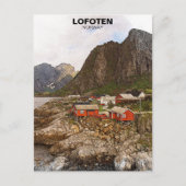 Lofoten Noorwegen Reizen Souvenir Briefkaart (Voorkant)