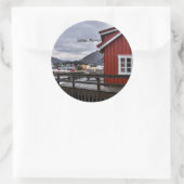 Lofoten, Noorwegen Ronde Sticker (Tas)