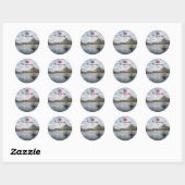Lofoten Noorwegen Ronde Sticker (Vel)