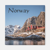 Lofoten Noorwegen Souvenir Magneet (Voorkant)