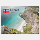 Lofoten Noorwegen Souvenir Magneet (Voorkant)