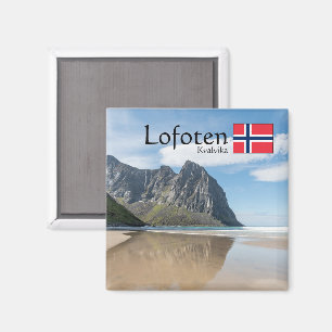 Lofoten Noorwegen Souvenir Magneet