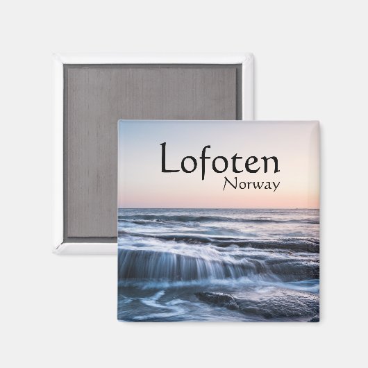 Lofoten Noorwegen Souvenir Magneet (Voorkant / Achterkant)