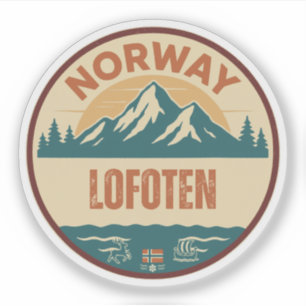 Lofoten, Noorwegen Sticker