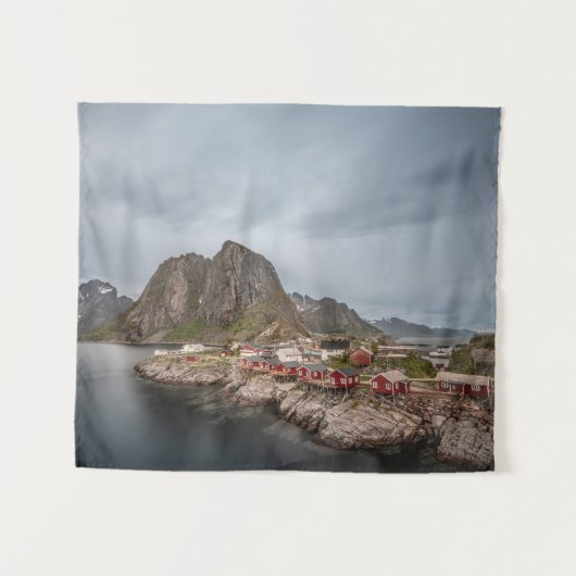 Lofoten Noorwegen Wandkleed (Voorkant (horizontaal))