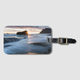 Lofoten Norway Midnight Sun Bagagelabel