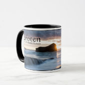 Lofoten Norway Midnight Sun Mok (Voorkant links)