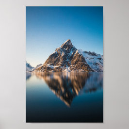 Lofoten Norway Mountain Landscape Poster