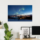 Lofoten Norway Northern Lights Poster (Thuiskantoor)