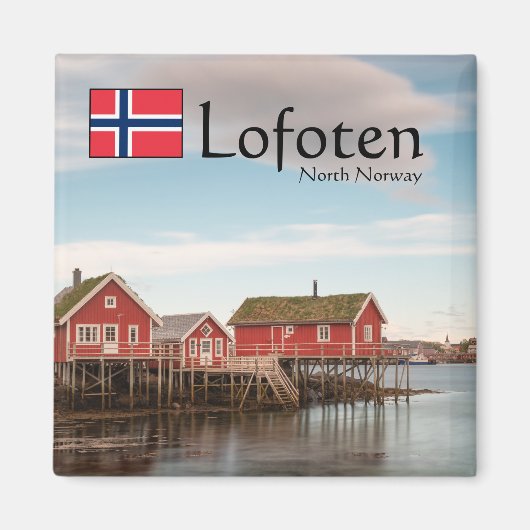 Lofoten Norway Souvenir Magneet (Voorkant)