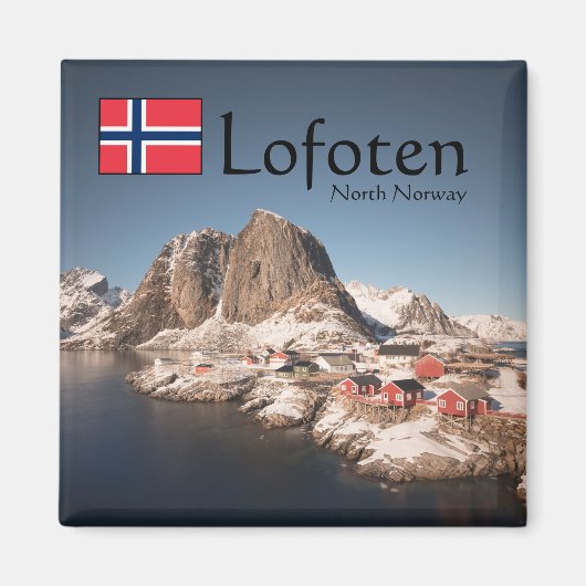 Lofoten Norway Souvenir Magneet (Voorkant)