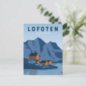 Lofoten Norway Travel  Kunst Briefkaart (Staand voorkant)