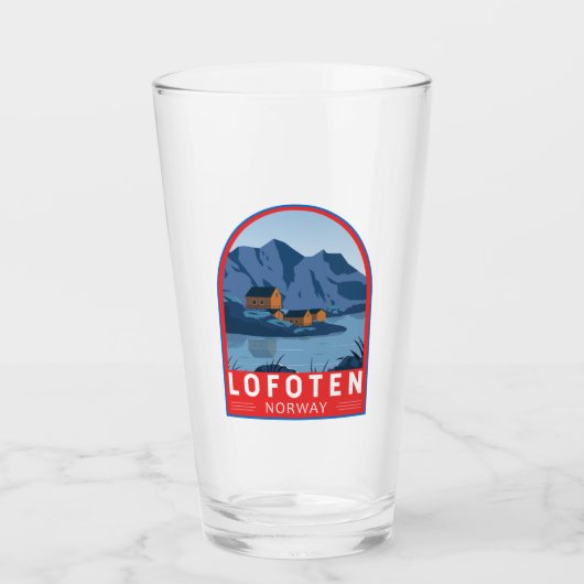 Lofoten Norway Travel  Kunst Glas (Voorkant)