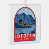 Lofoten Norway Travel  Kunst Keramisch Ornament (Rechts)